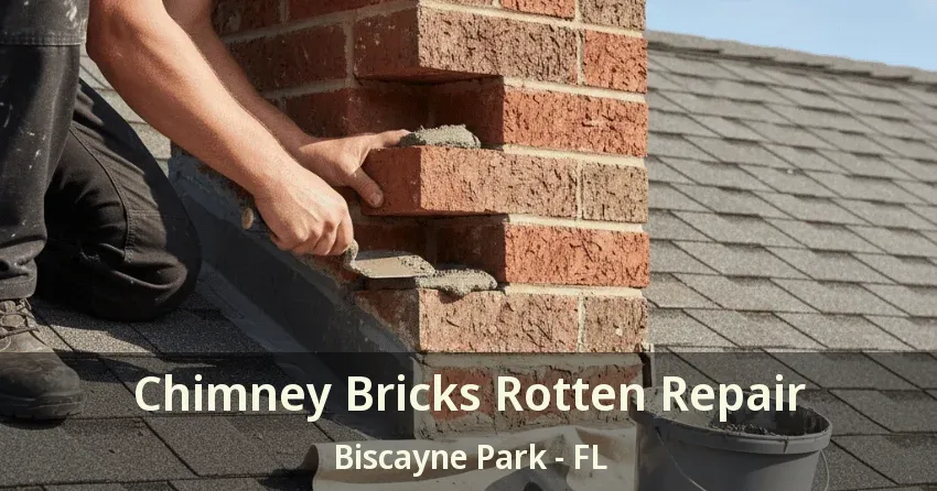 Chimney Bricks Rotten Repair Biscayne Park - FL