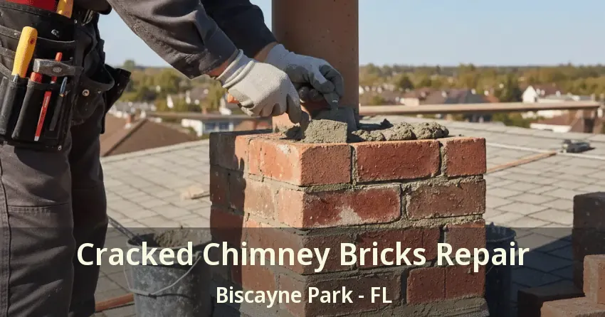 Cracked Chimney Bricks Repair Biscayne Park - FL