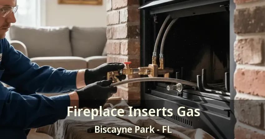 Fireplace Inserts Gas Biscayne Park - FL