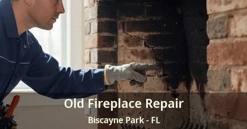 Old Fireplace Repair Biscayne Park - FL