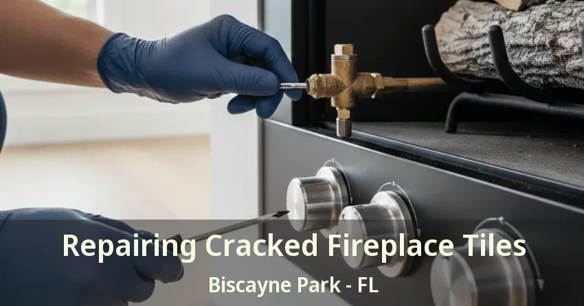 Repairing Cracked Fireplace Tiles Biscayne Park - FL