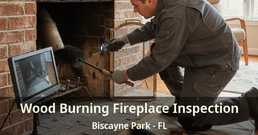 Wood Burning Fireplace Inspection Biscayne Park - FL